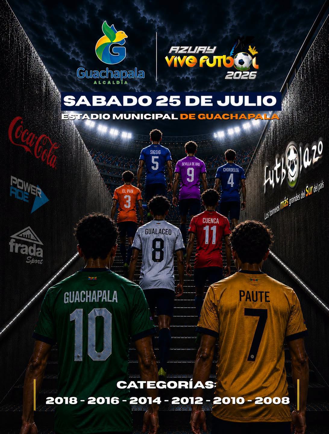 Invitación oficial a El Azuay Vive Fútbol 2026
