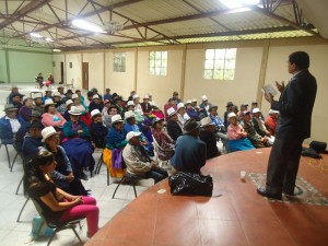 Los Adultos Mayores también participaron en la socialización 