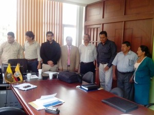 Acto de posesión de la nueva directiva de la AME /  provincia de Morona Santiago. 