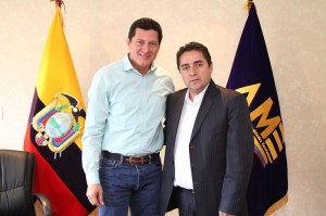 Lic. Daniel Avecilla y el Ing. Raúl Delgado 