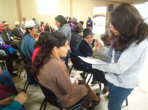 Conadis concientiza a la población de Guachapala