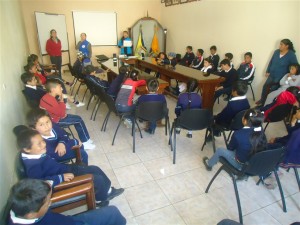 La sala de sesiones del GAD Municipal albergo el proceso electoral