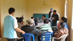 Los Concejos Municipales  de Guachapala y El Pan se reunieron en la comunidad de Don Julo 