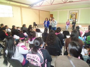 El Alcalde junto a los funcionarios del MIES expusieron los servicios que brindará el CIBV 