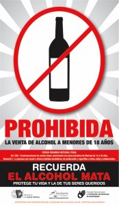 Afiches de NO alcohol