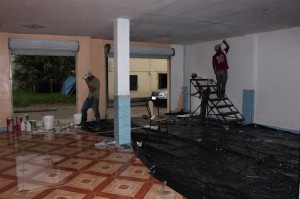 El color blanco predominara en las paredes internas del Infocentro