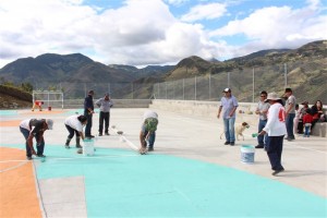 La participación de la comunidad permitió ejecutar varios trabajos de mejoramiento